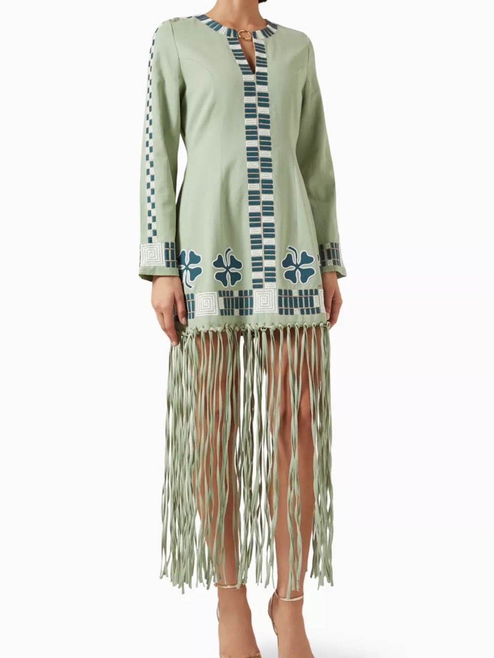 Antipodean CLO O-RING FRINGE DRESS
